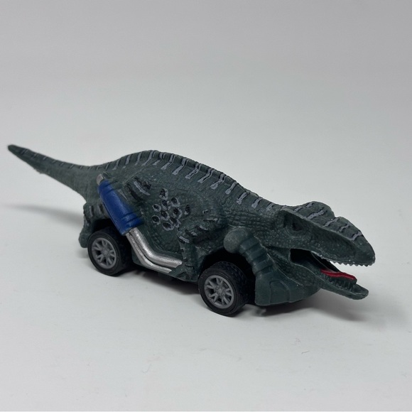 Dinosaur DinoBros Toy Pull Back Dino Car Lot Of 8 Triceratops Stegosaurus T-Rex - Picture 8 of 9